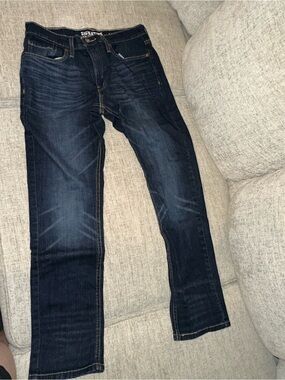 Signature by Levi Strauss Men's Dark Indigo Jeans